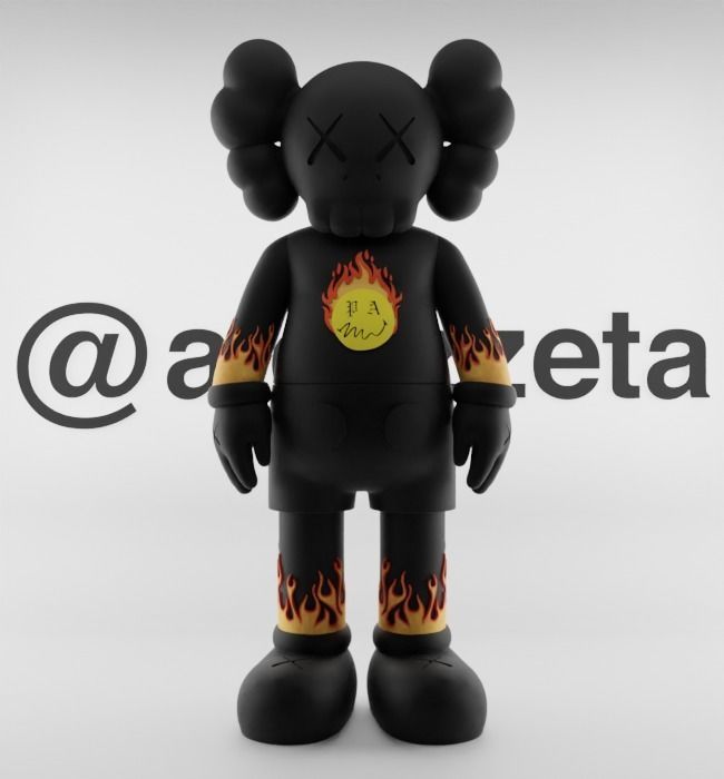 Kaws Palm Angels 2 for Print 3D print model_1