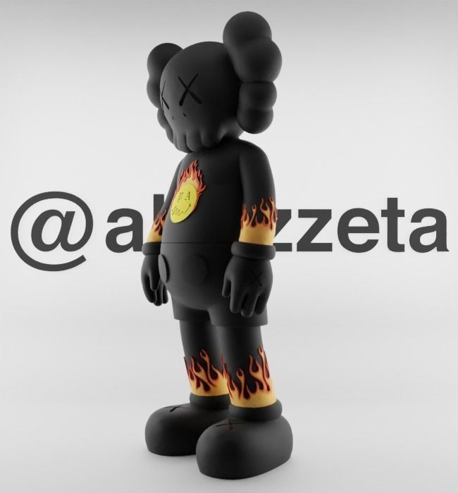 Kaws Palm Angels 2 for Print 3D print model_6