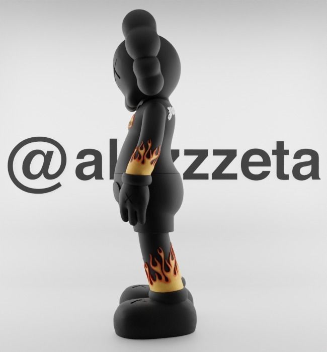 Kaws Palm Angels 3 for Print 3D print model_10