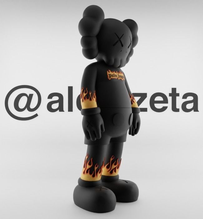 Kaws Palm Angels 3 for Print 3D print model_32