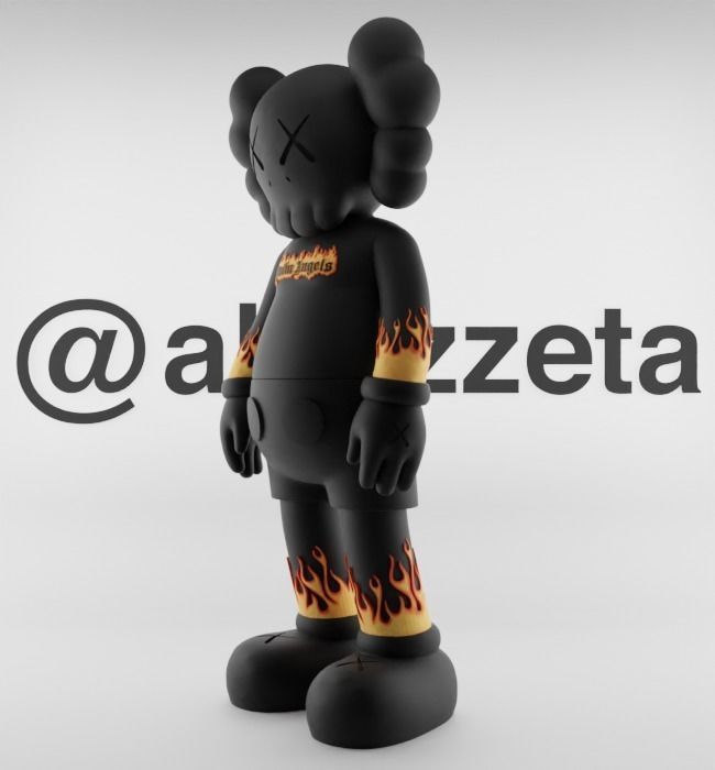 Kaws Palm Angels 3 for Print 3D print model_6