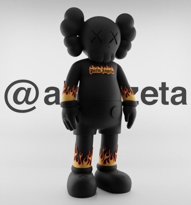 Kaws Palm Angels 3 for Print 3D print model_35