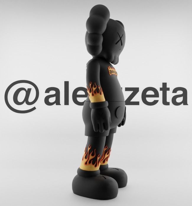 Kaws Palm Angels 3 for Print 3D print model_30