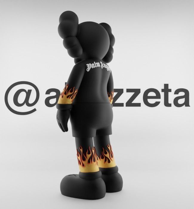 Kaws Palm Angels 3 for Print 3D print model_14