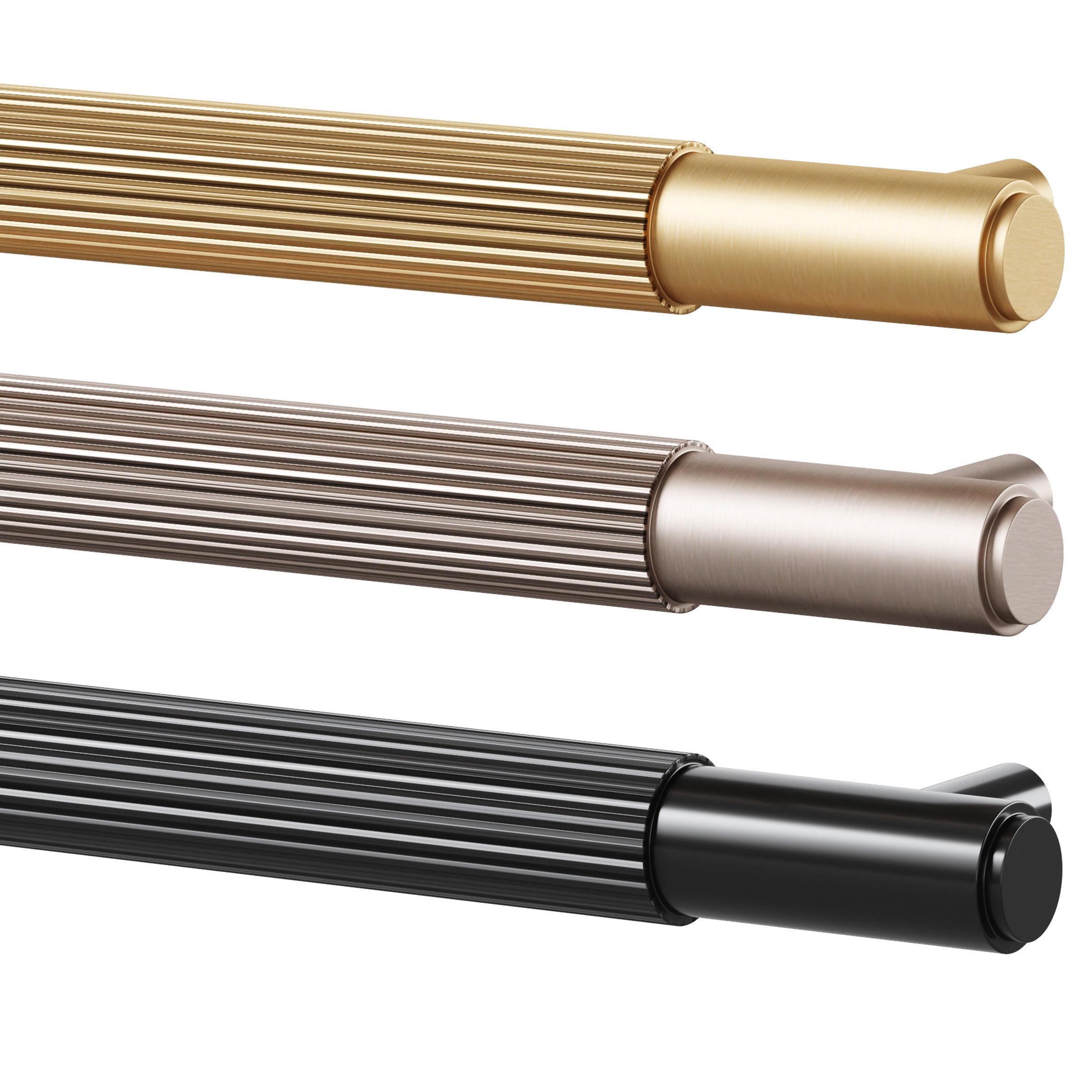 Furniture handles GOTHAM by Meraki 3D model_2