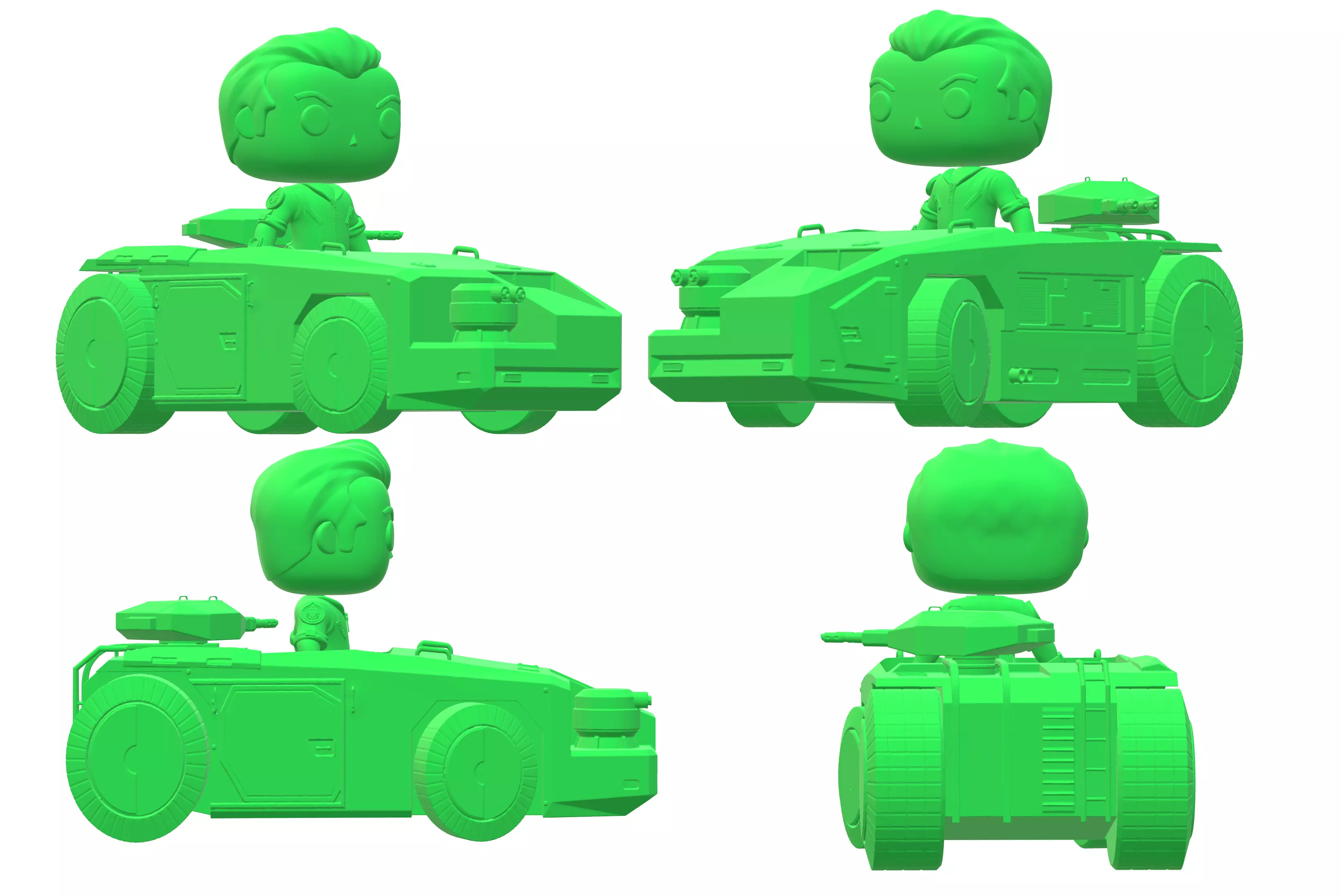 3D Print Model Funko APC Aliens Bishop Colonial Marine USCM 3D print model