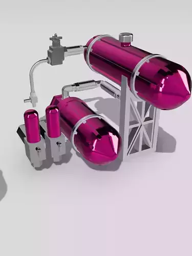 Lowrider Pesco Hydraulic Pump Assembly SPLINED 3D print model