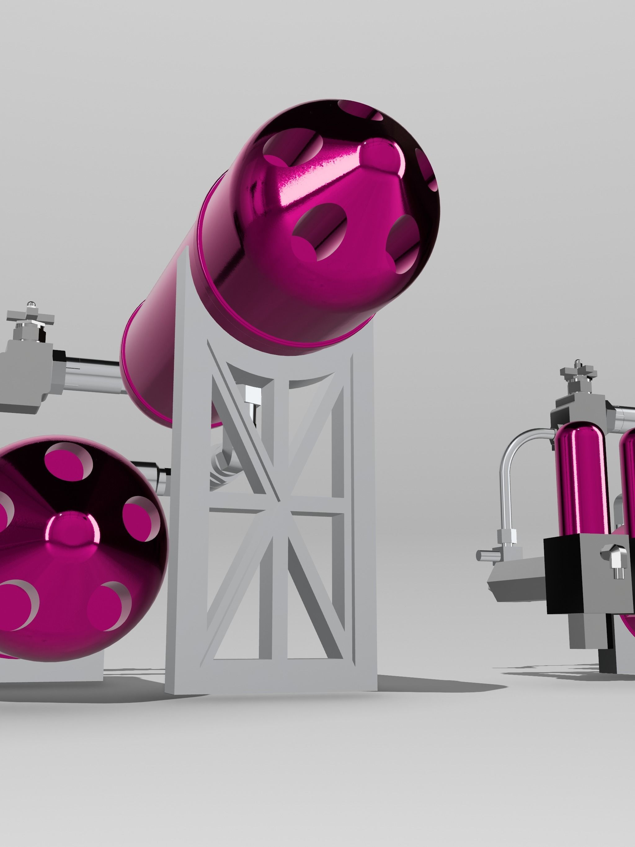 Lowrider Pesco Hydraulic Pump Assembly 5 HOLE DESIGN 3D print model_1