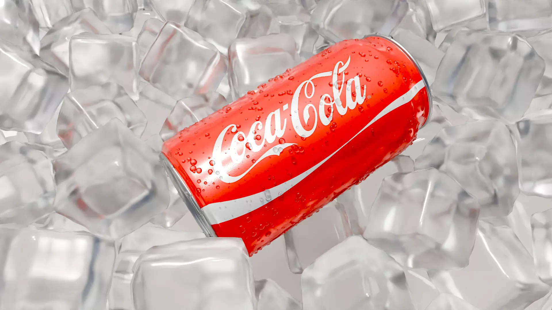 Can on ice with condensation 3D model_0