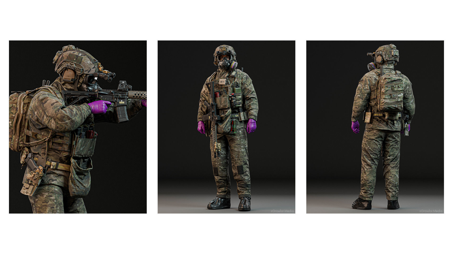 TEAM WENDY EXFIL HELMET Low-poly 3D model_4