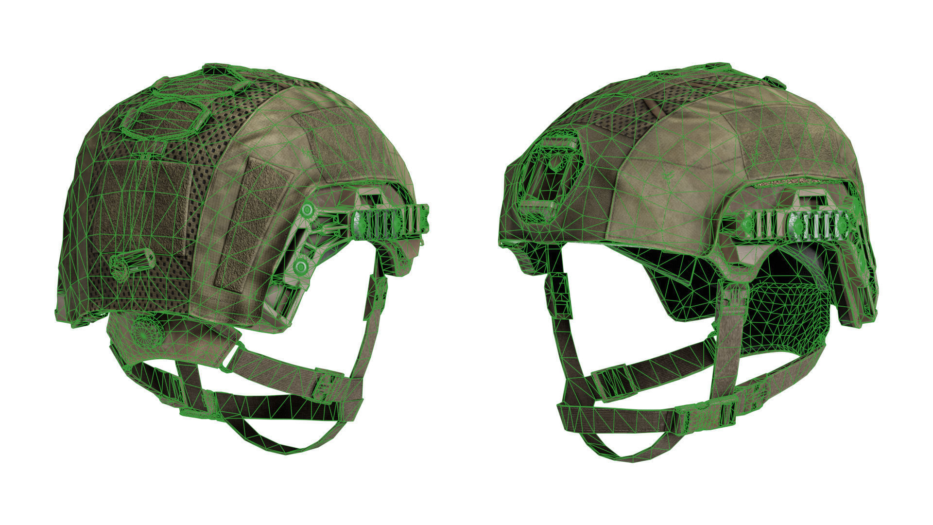 TEAM WENDY EXFIL HELMET Low-poly 3D model_7