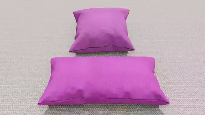 Pillow 3D models