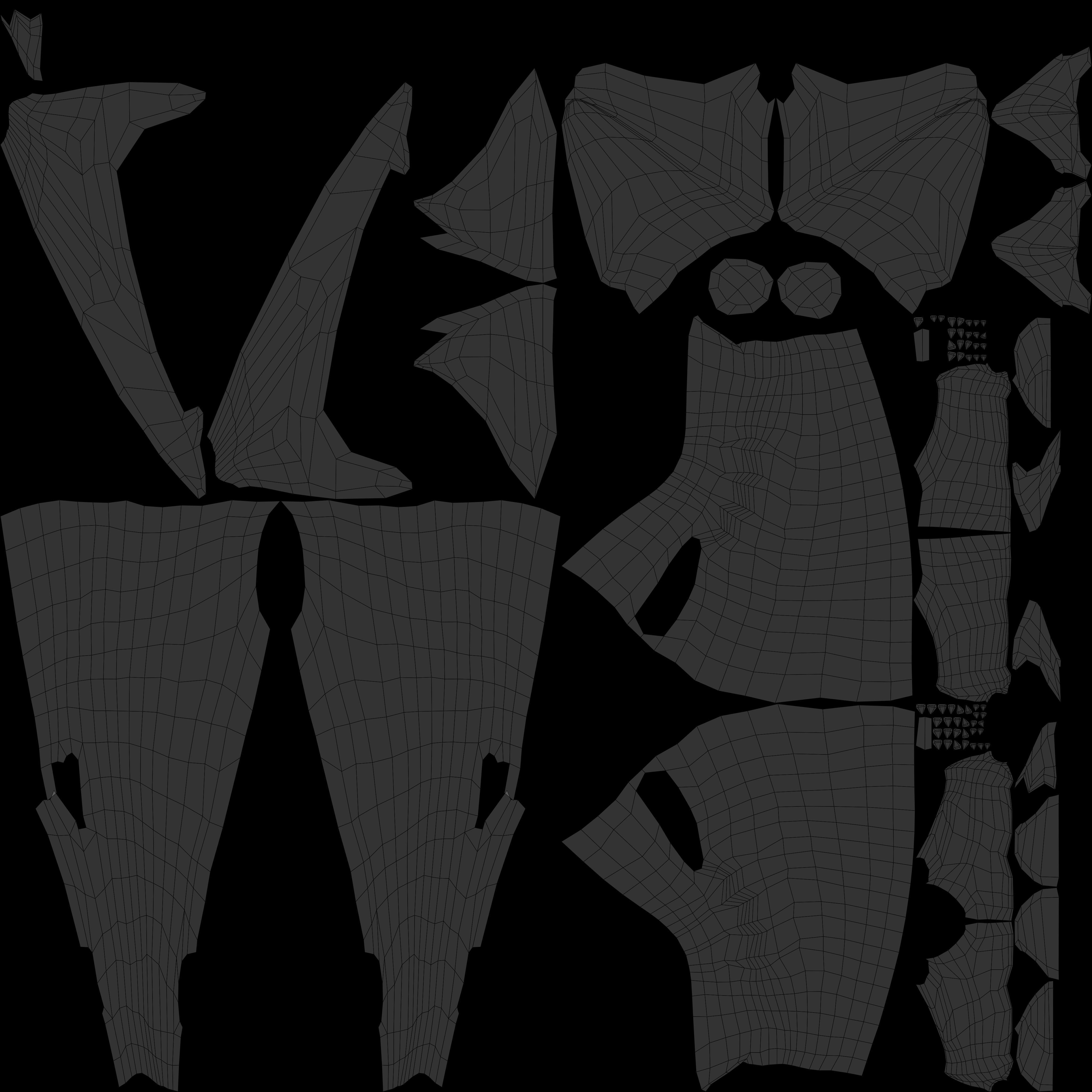 Hammerhead Shark Low-poly 3D model_19