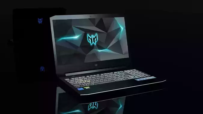 Laptop Acer Predator Helios 300 3D model
