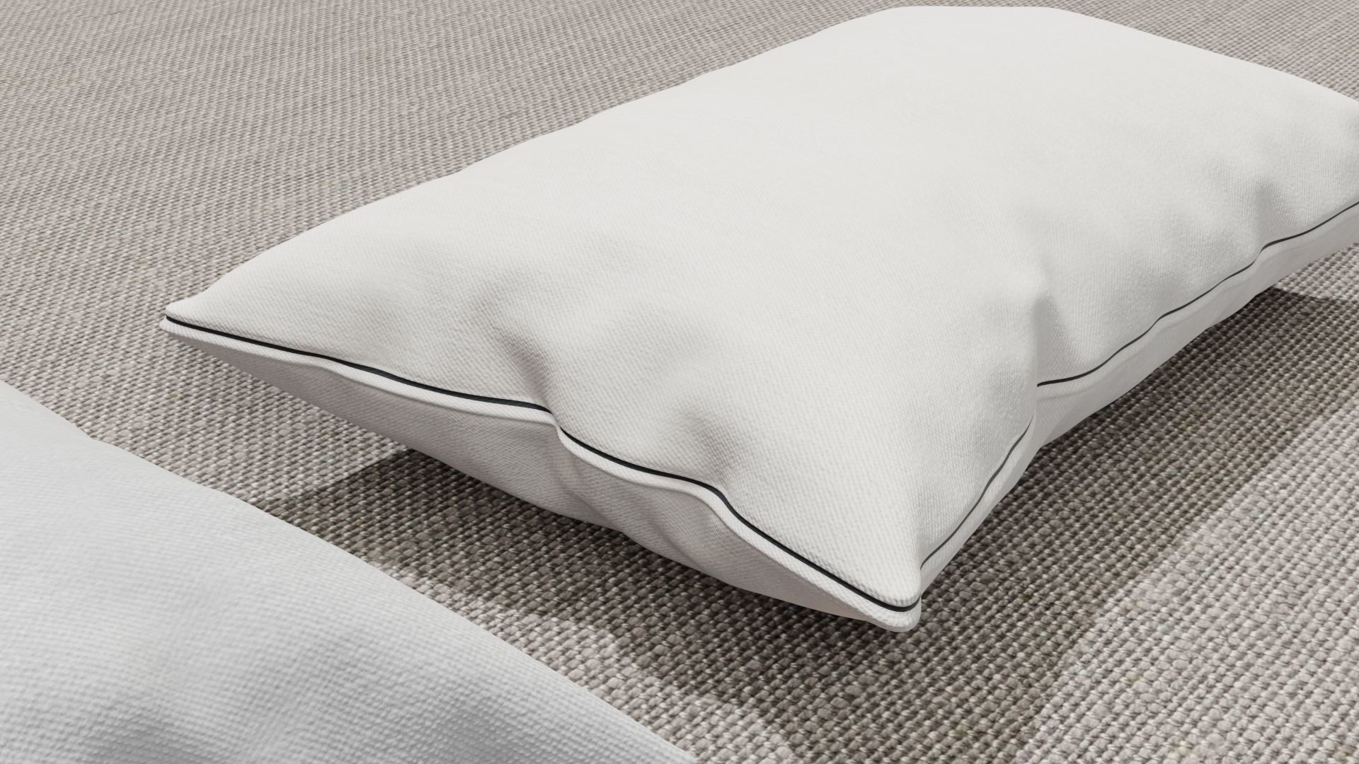 Pillow 3D models Low-poly 3D model_11