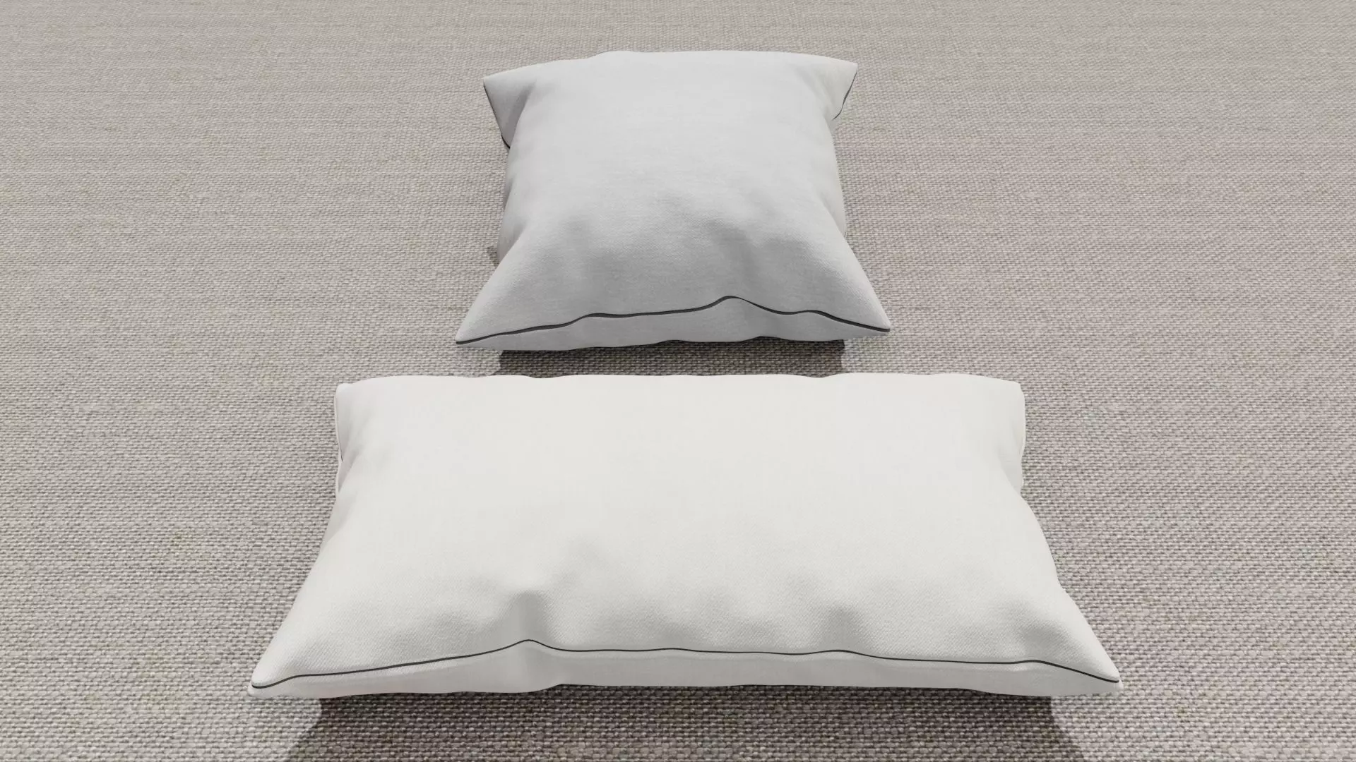 Pillow 3D models Low-poly 3D model_0