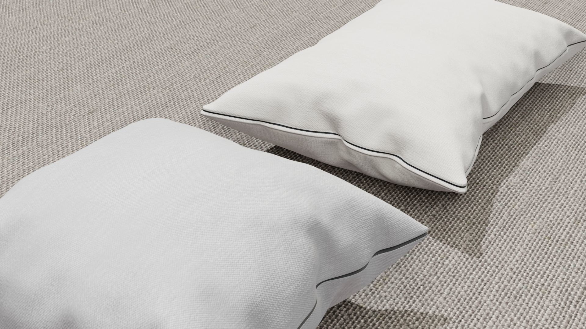 Pillow 3D models Low-poly 3D model_8