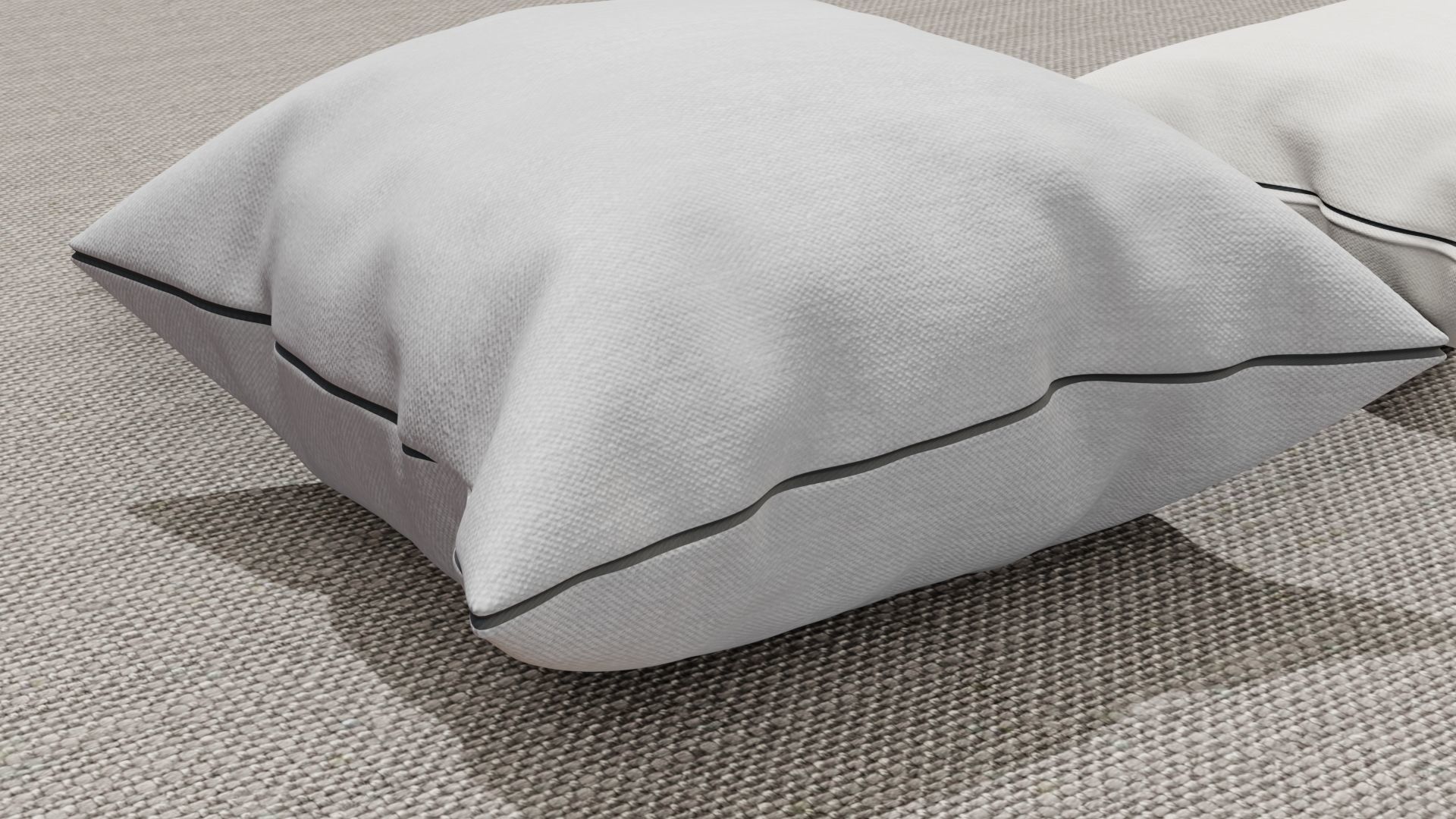 Pillow 3D models Low-poly 3D model_10
