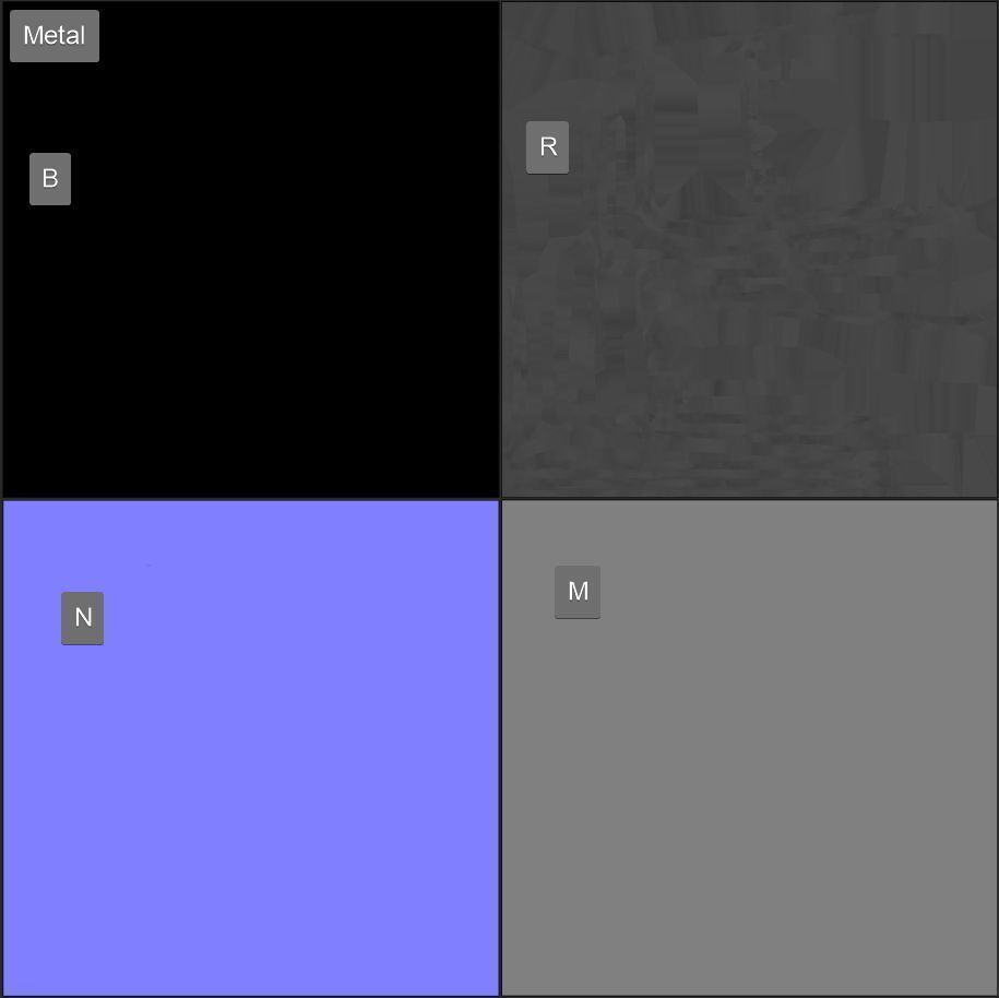 ikea adde black PBR 3D model_5