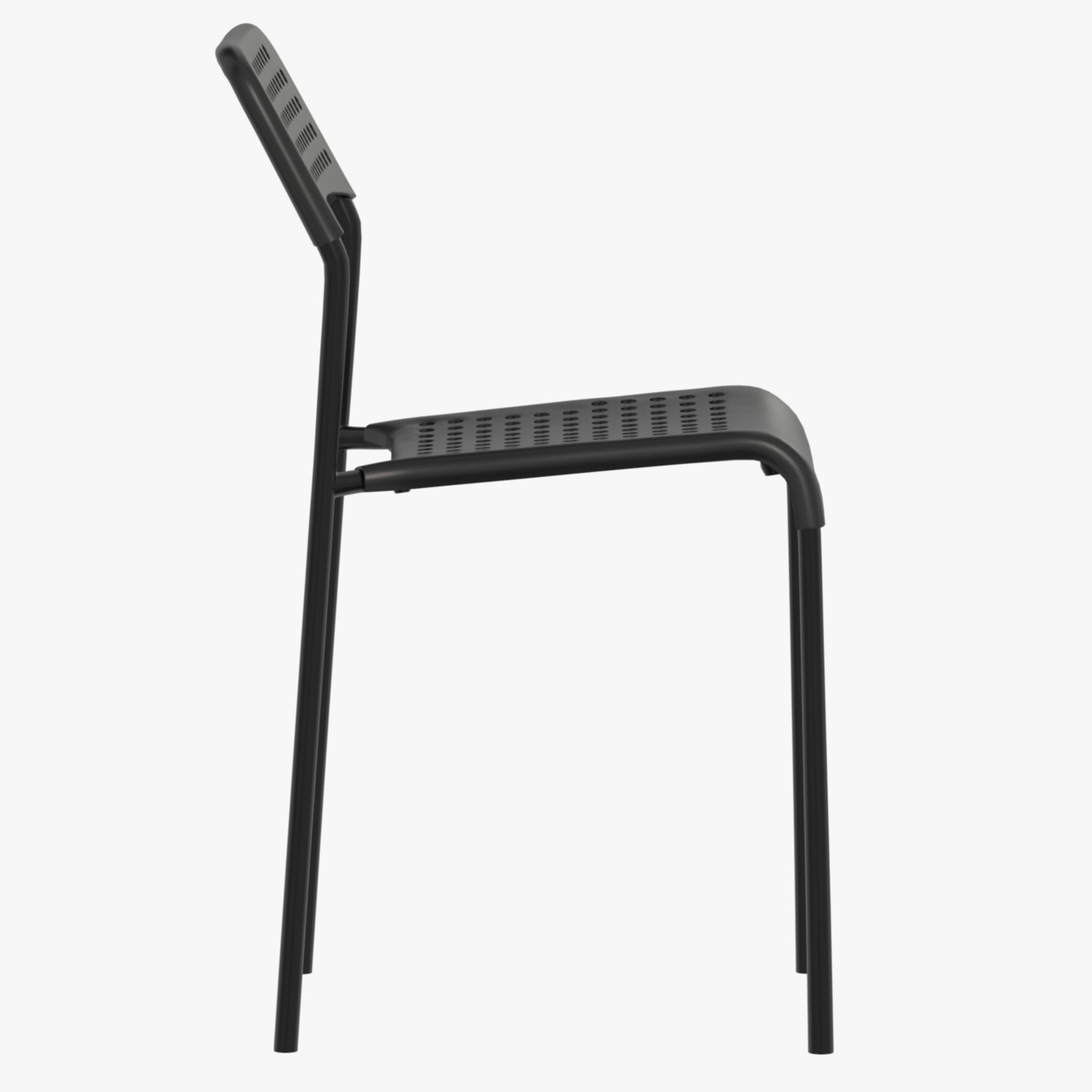 ikea adde black PBR 3D model_1