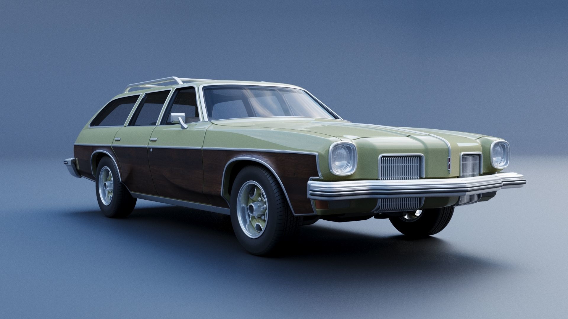 Oldsmobile Vista Cruiser 1973 3D print model_9