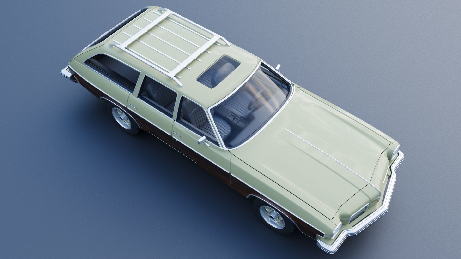 Oldsmobile Vista Cruiser 1973 3D print model_10