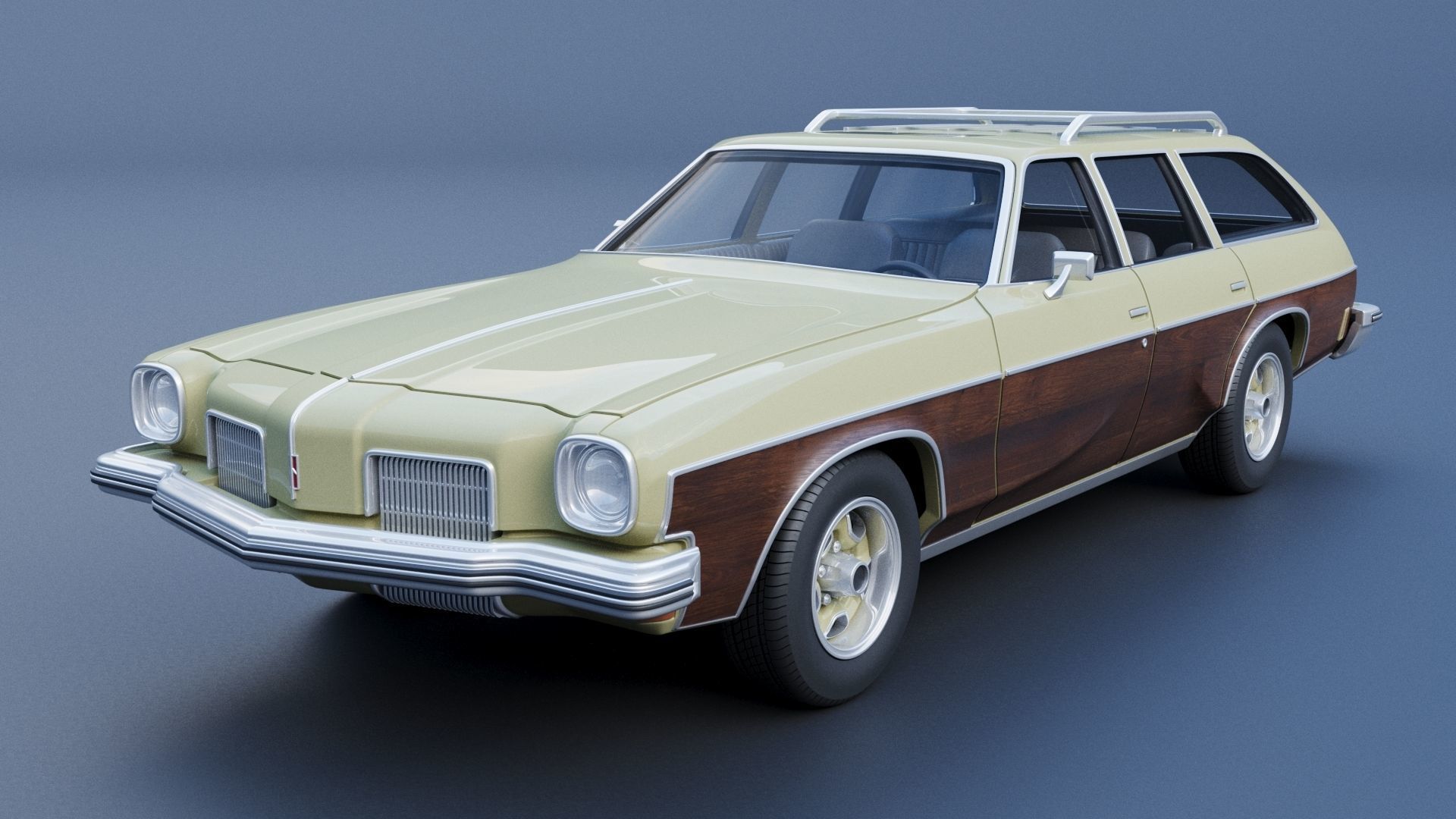 Oldsmobile Vista Cruiser 1973 3D print model_2