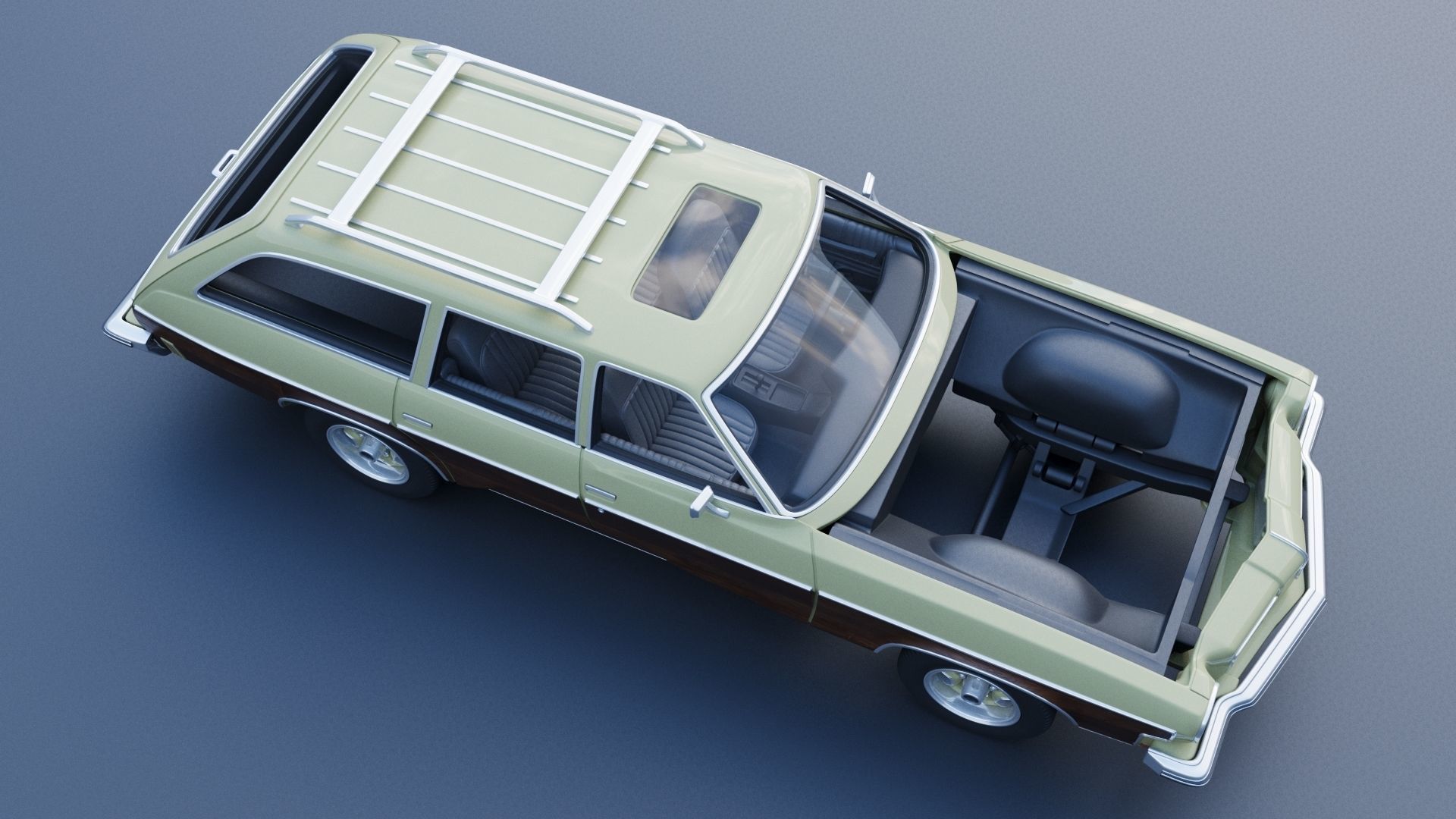 Oldsmobile Vista Cruiser 1973 3D print model_12