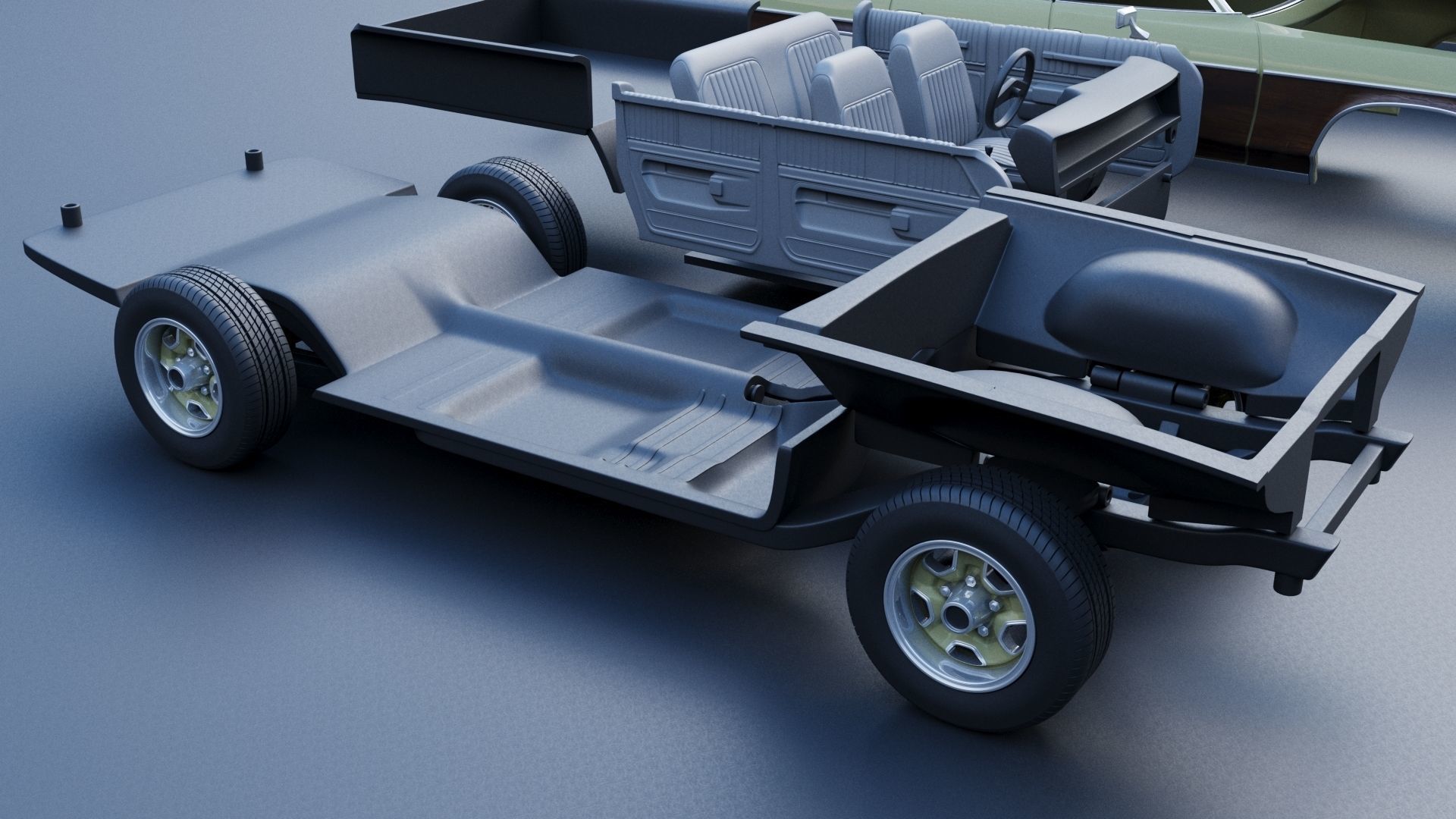 Oldsmobile Vista Cruiser 1973 3D print model_26