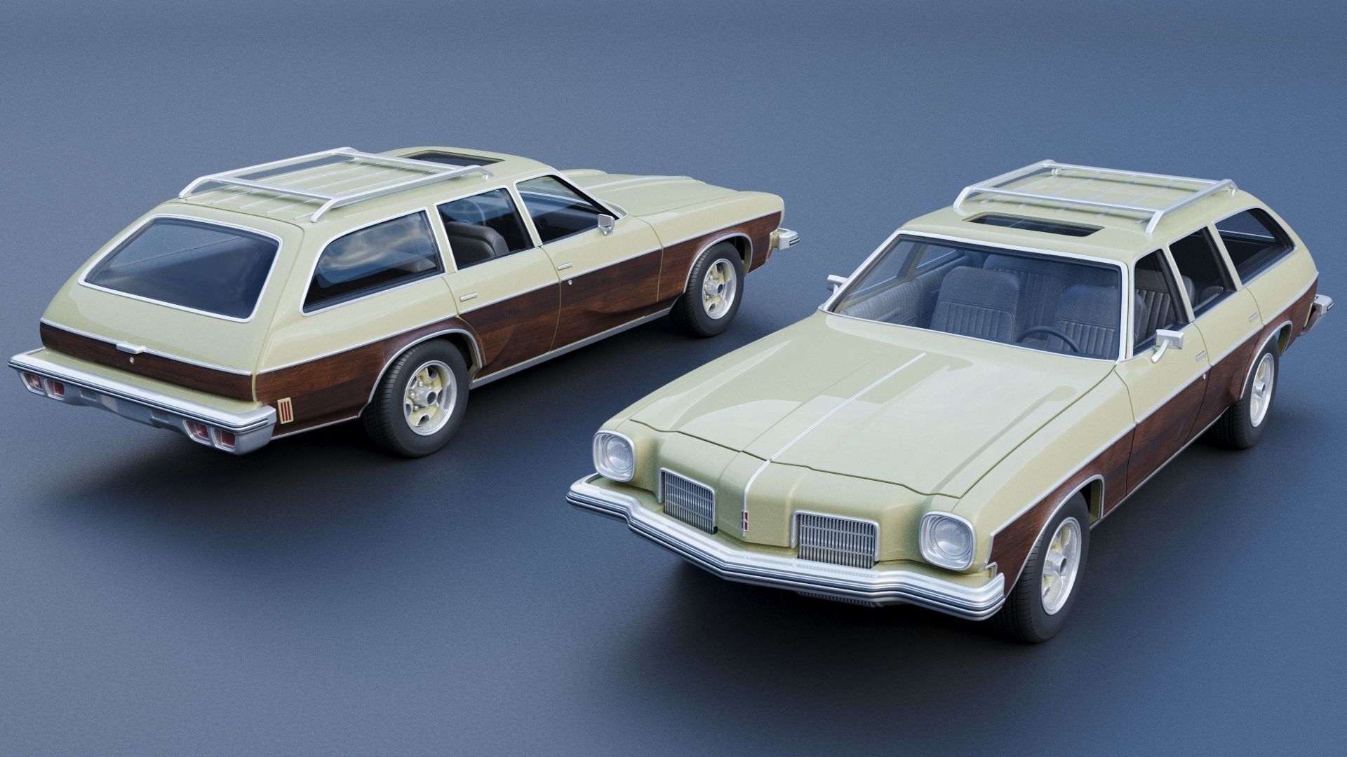 Oldsmobile Vista Cruiser 1973 3D print model_1