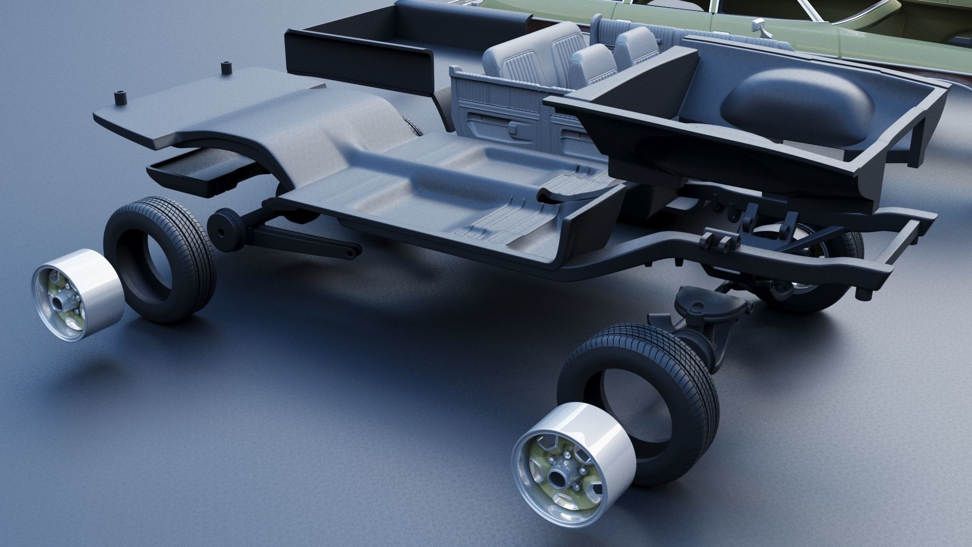 Oldsmobile Vista Cruiser 1973 3D print model_27