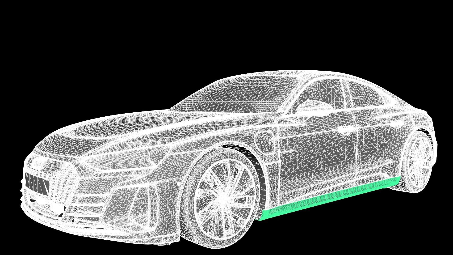 Audi E Tron 3D model_5