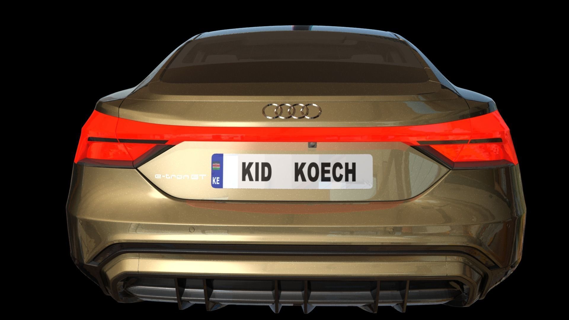 Audi E Tron 3D model_2