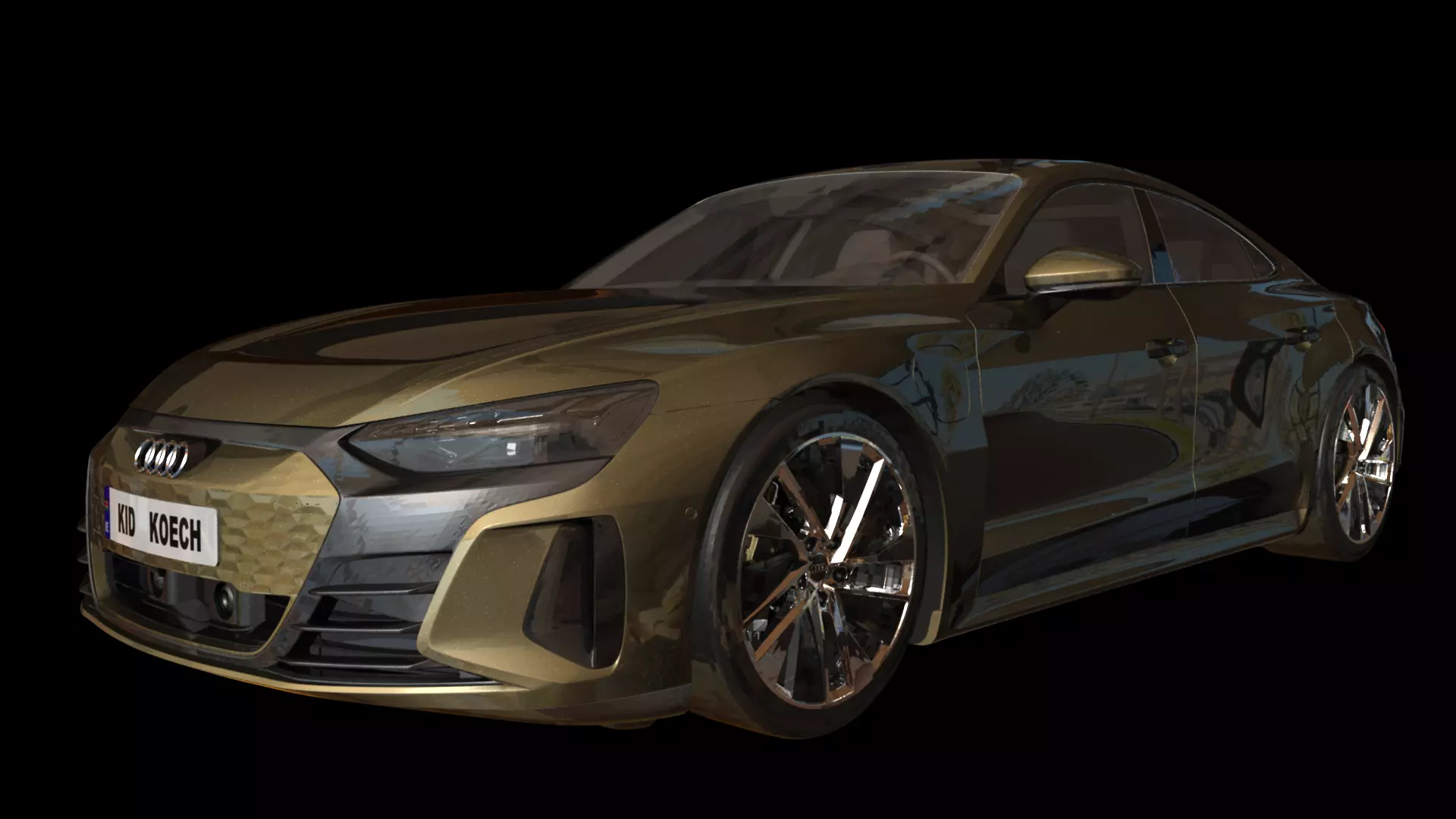 Audi E Tron 3D model_0