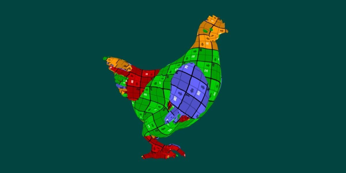 Hen The Chicken 3D model_13