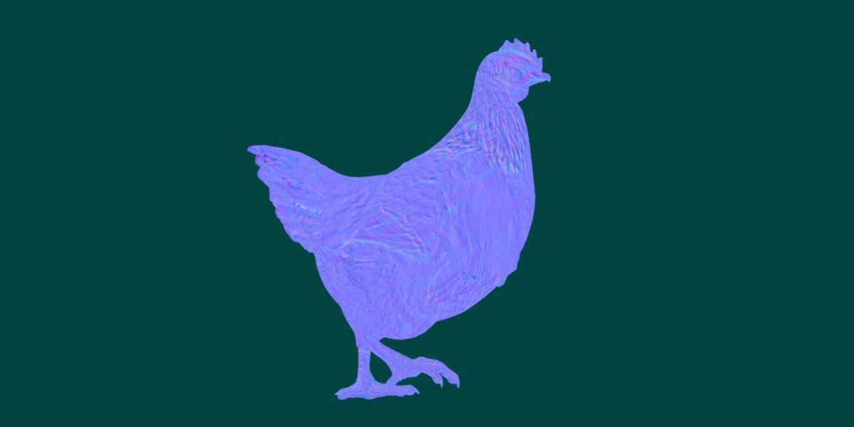 Hen The Chicken 3D model_21