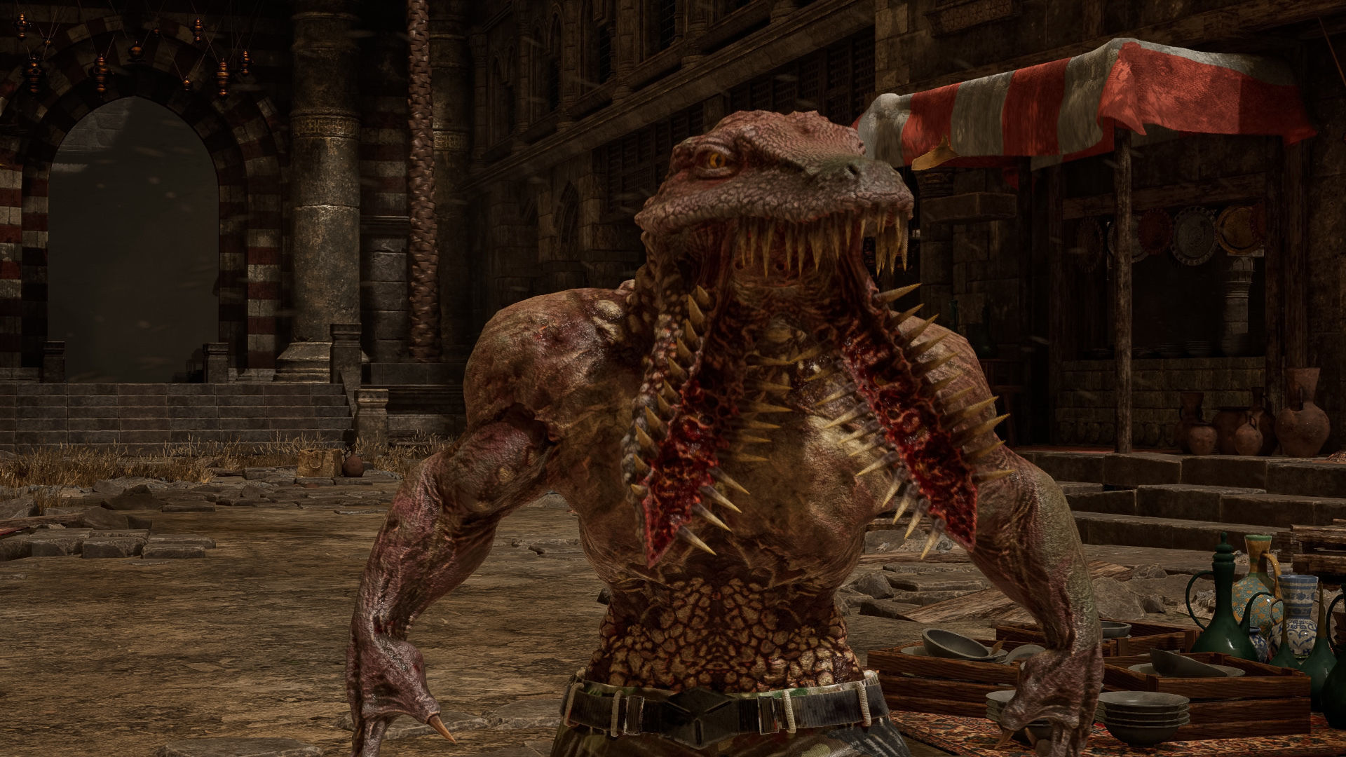 Crocodile Mutant Low-poly 3D model_18