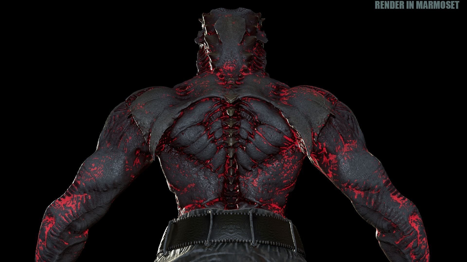 Beast Mutant Pack 2 Low-poly 3D model_37