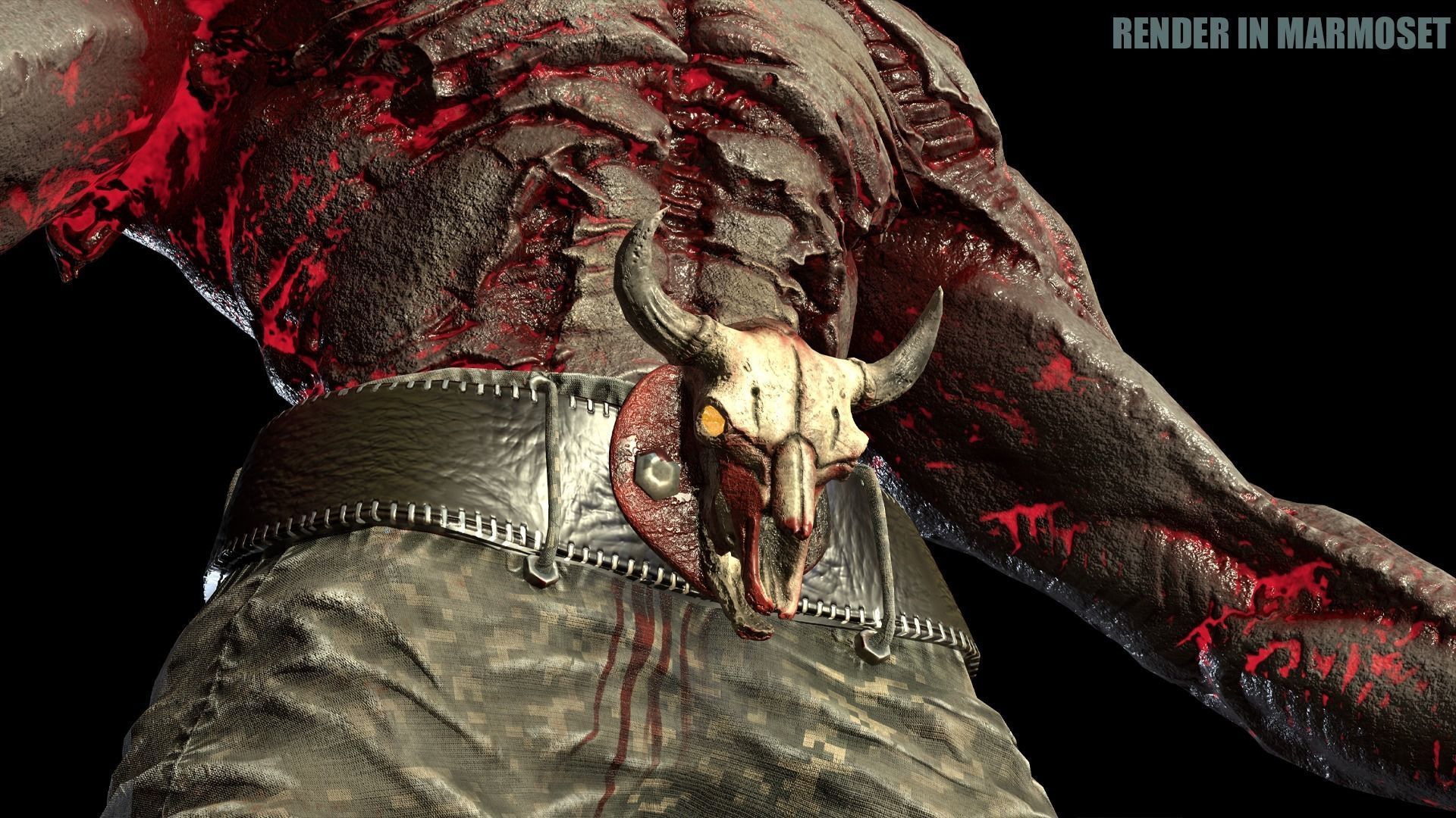 Beast Mutant Pack 2 Low-poly 3D model_31