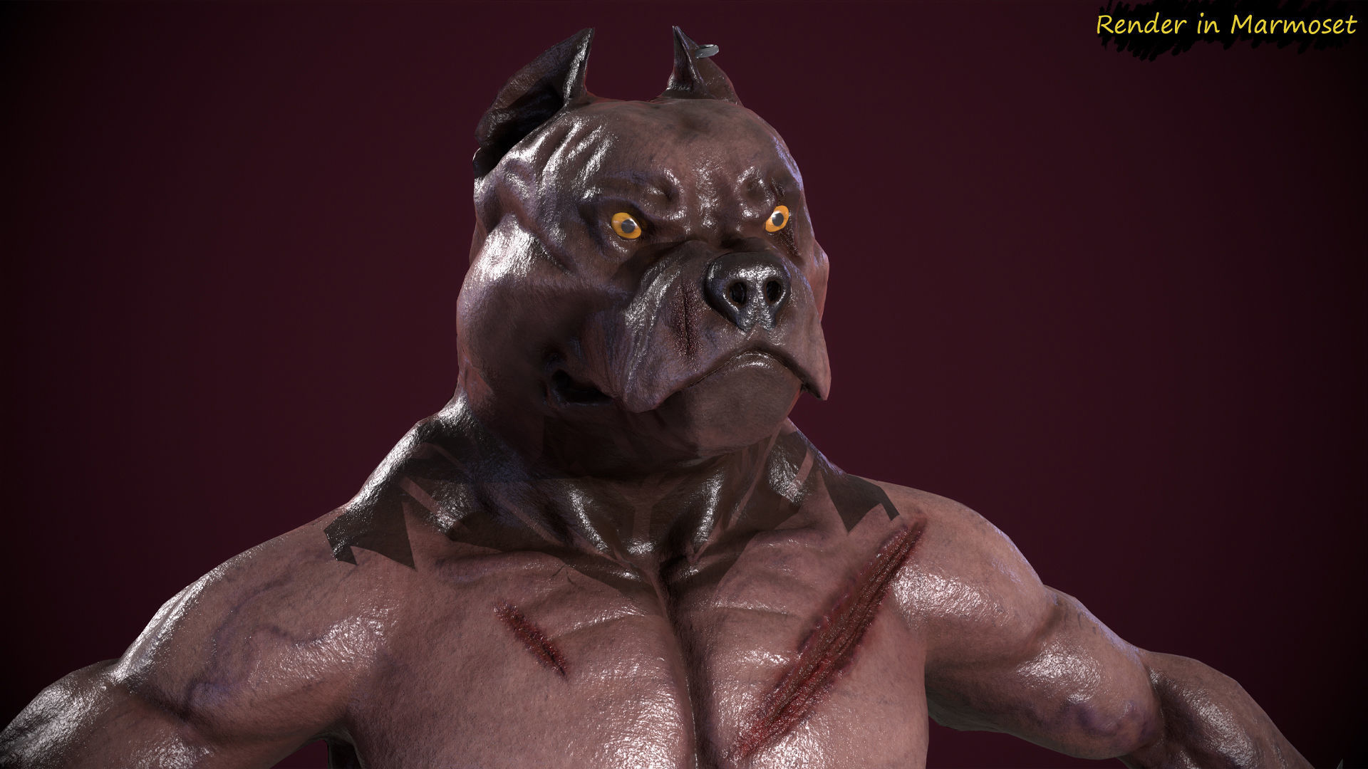 Beast Mutant Pack 2 Low-poly 3D model_16