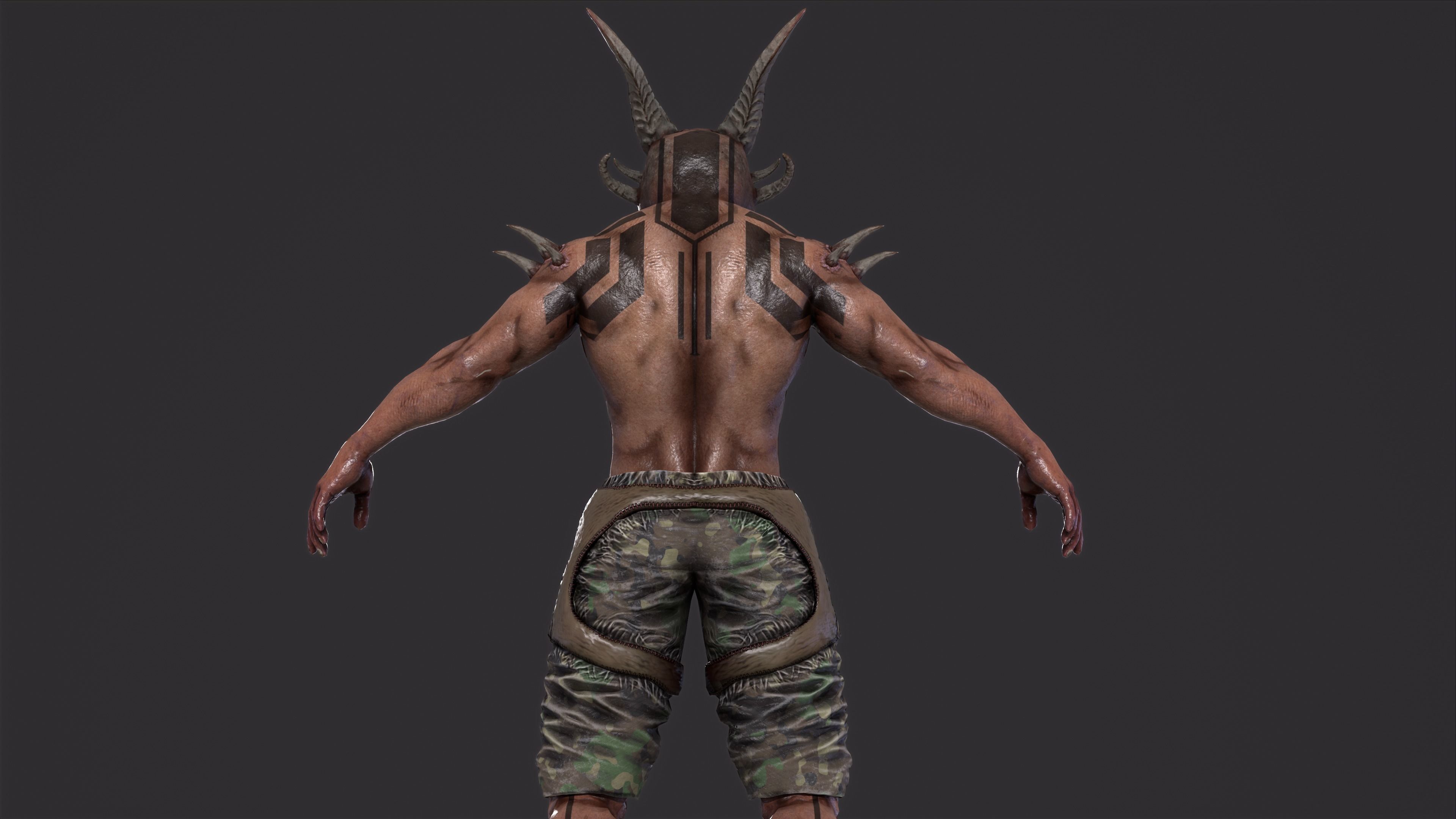 Beast Mutant Pack 2 Low-poly 3D model_50