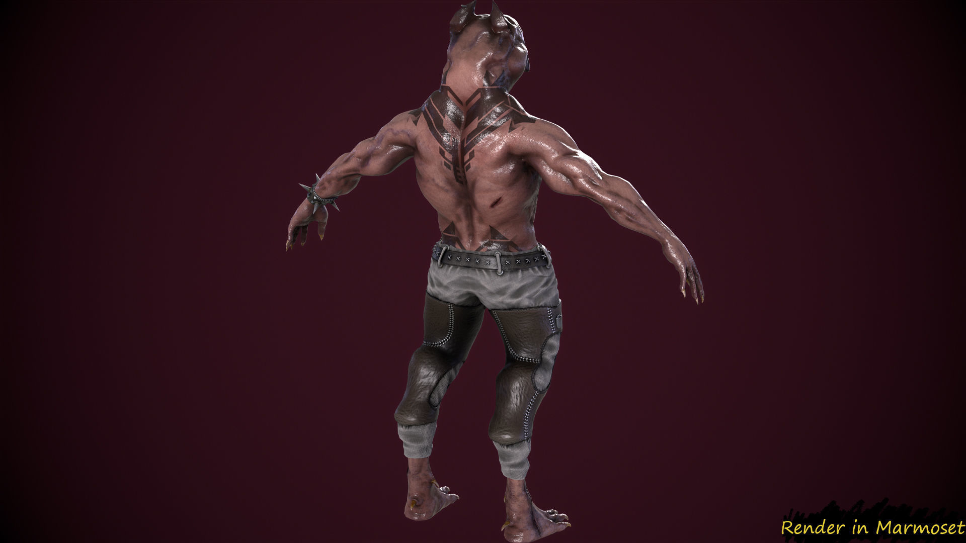 Beast Mutant Pack 2 Low-poly 3D model_20