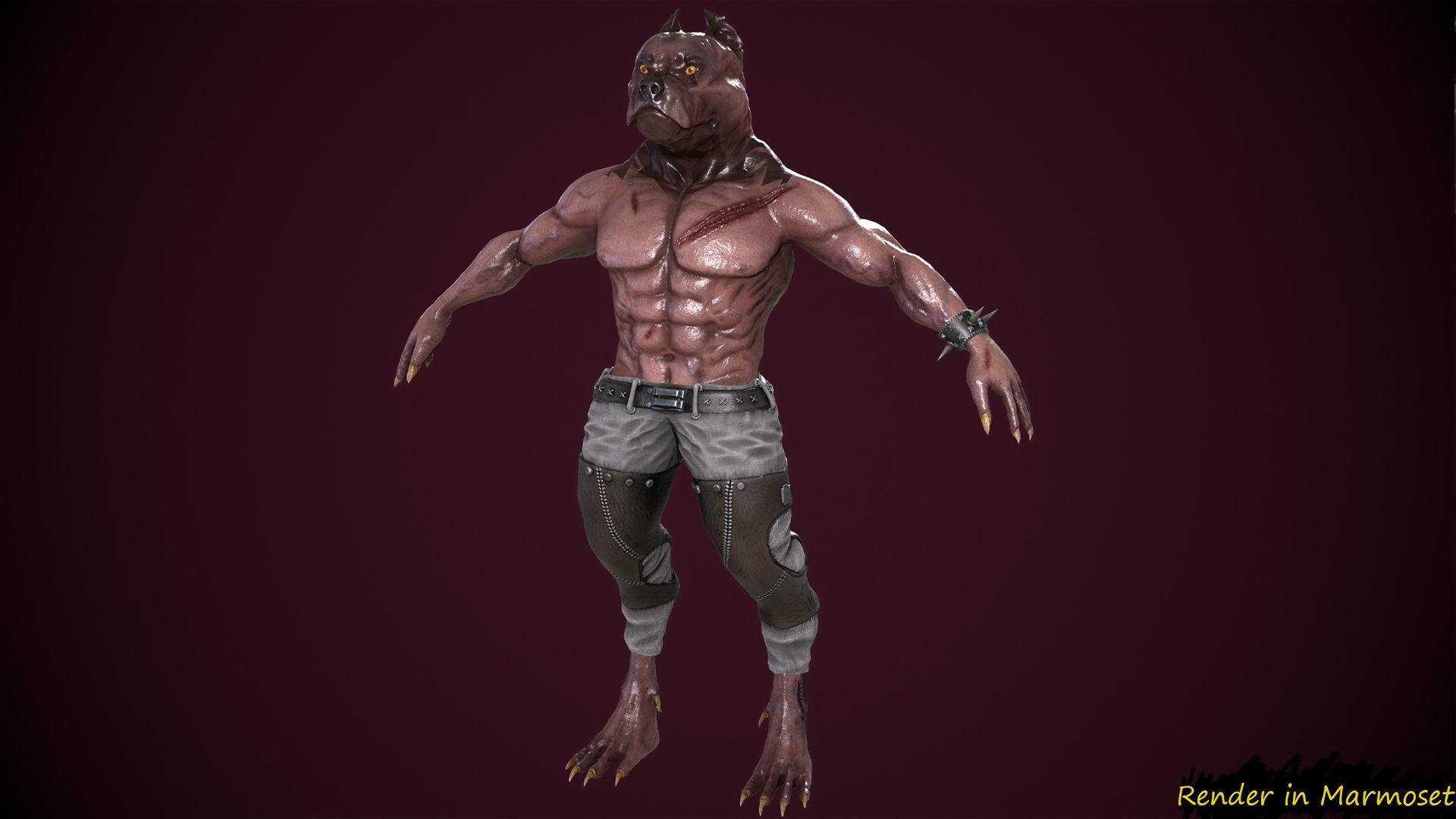 Beast Mutant Pack 2 Low-poly 3D model_19