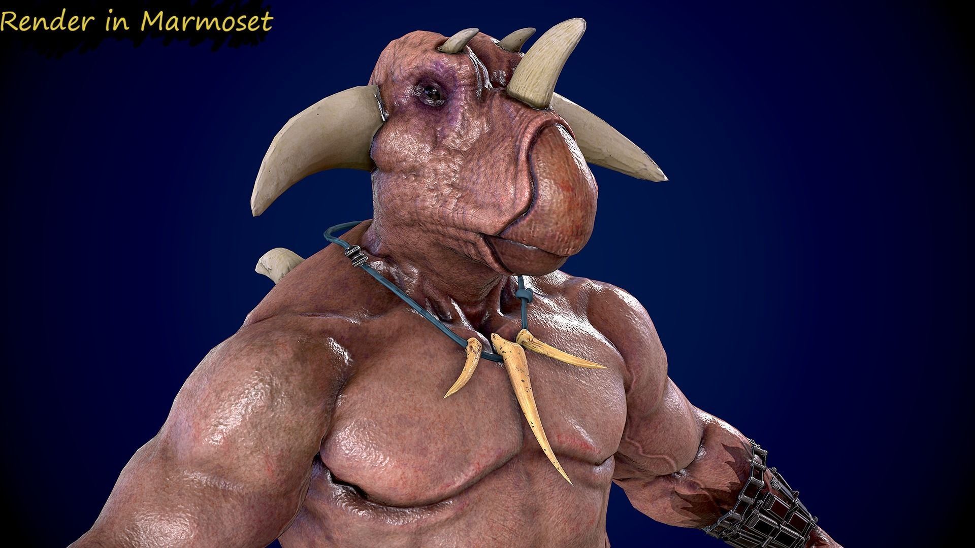 Beast Mutant Pack 2 Low-poly 3D model_23