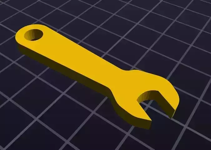 6 mm Wrench Keychain