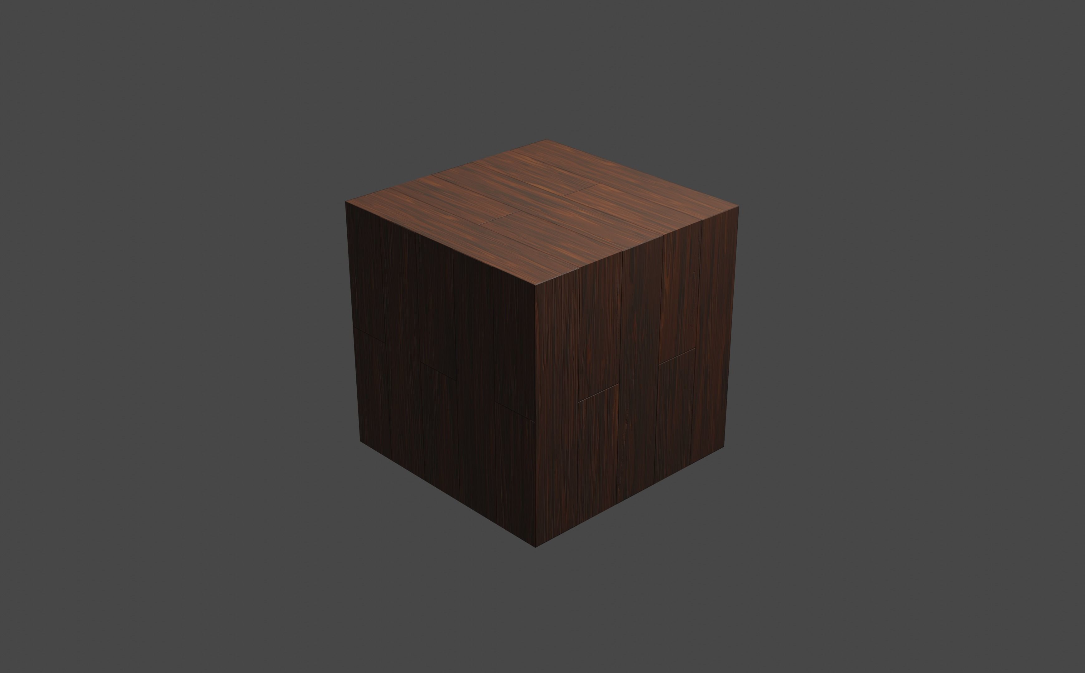 Chocobollo Wood Texture 3D model_1