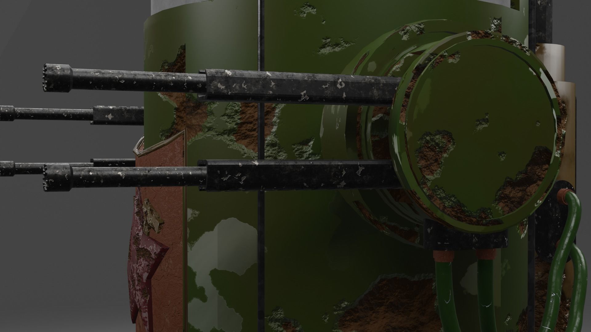 Combat robot 3D model_6