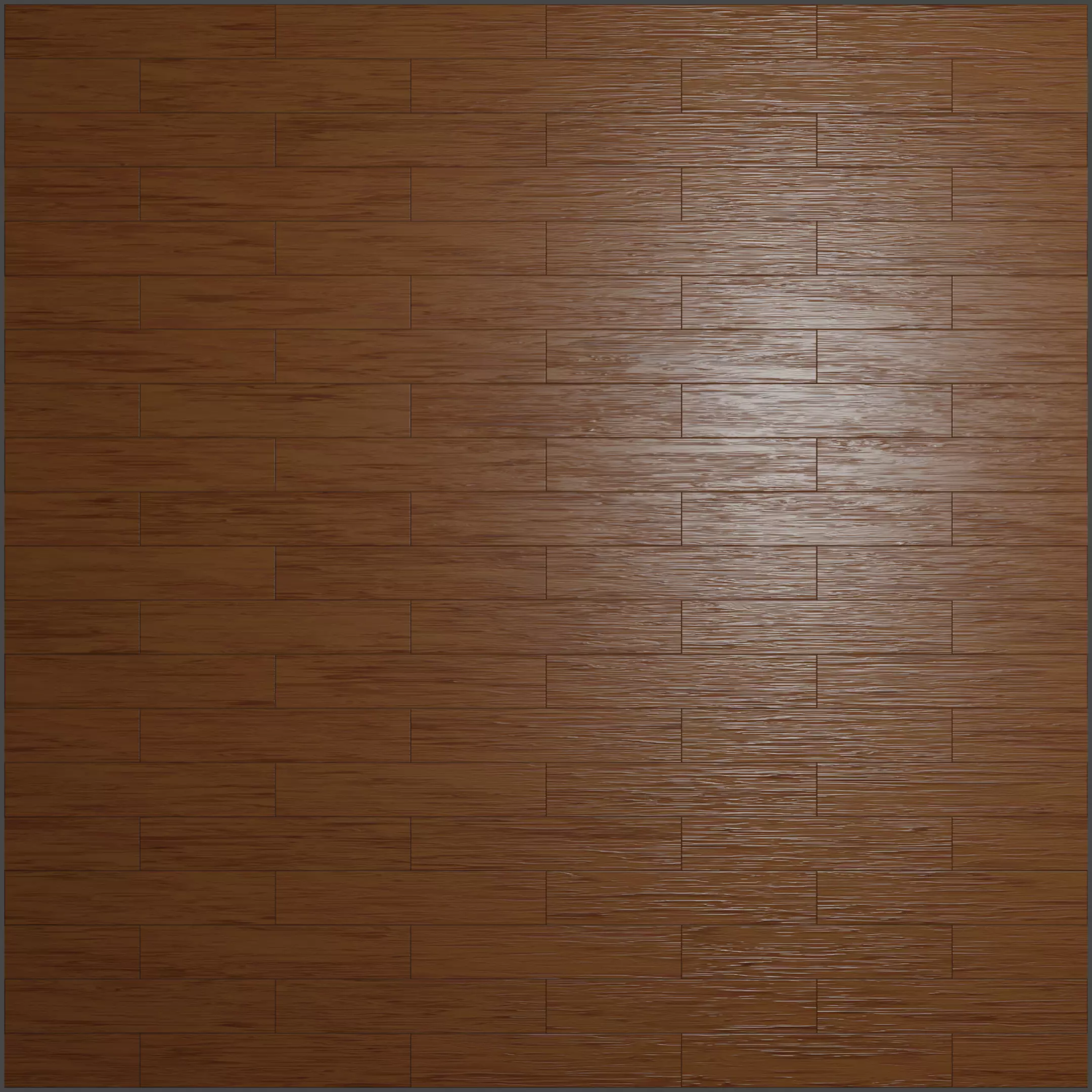 English Brown Oak Wood Texture 3D model_0