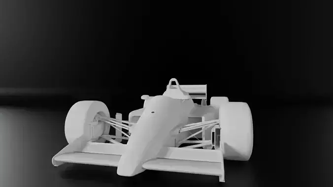 Lotus 98T Low Poly PRINT AND 3D MODEL RACE CAR FORMULA 1  Low-poly 3D model