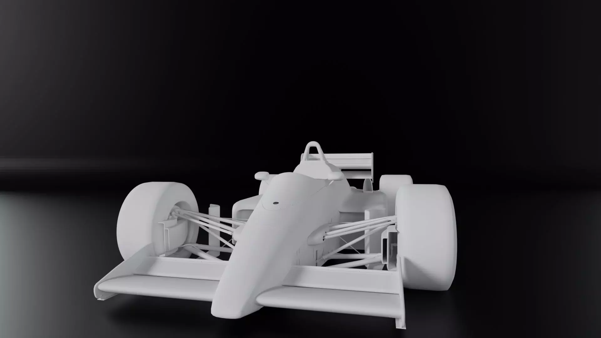 Lotus 98T Low Poly PRINT AND 3D MODEL RACE CAR FORMULA 1  Low-poly 3D model_0